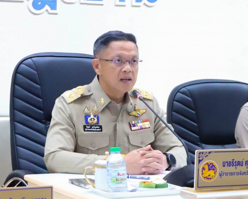 ประชุมหัวหน้าส่วนราชการและหน่วยงานที่เกี่ยวข้อง เพื่อติดตามผลการปฏิบัติราชการ ประจำเดือนกรกฎาคม 2568